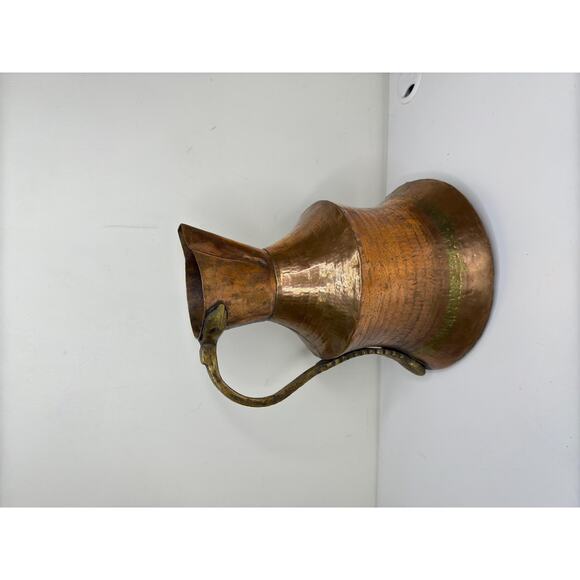 Antique Turkish Hammered Copper Brass Water Container, 19th Century - Picture 2 of 10